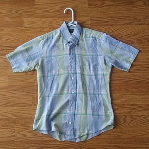 Vintage Plaid Fitted Shirt